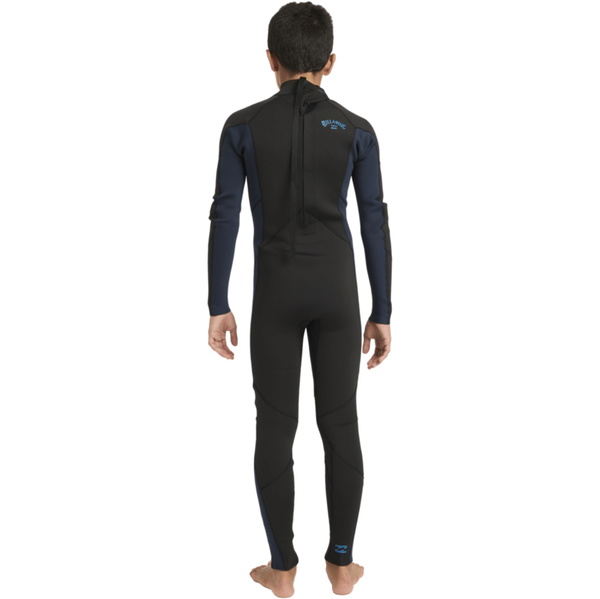 2026 Billabong Junior Absolute 4/3mm R&uuml;ckenrei&szlig;verschluss Neoprenanzug 24CW211603 - Ocean
